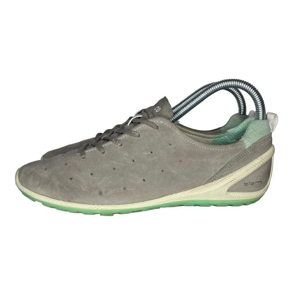 ECCO Shoes Biom Lite Tarmac Women’s Golf Sneakers Brown Green Suede Size 8